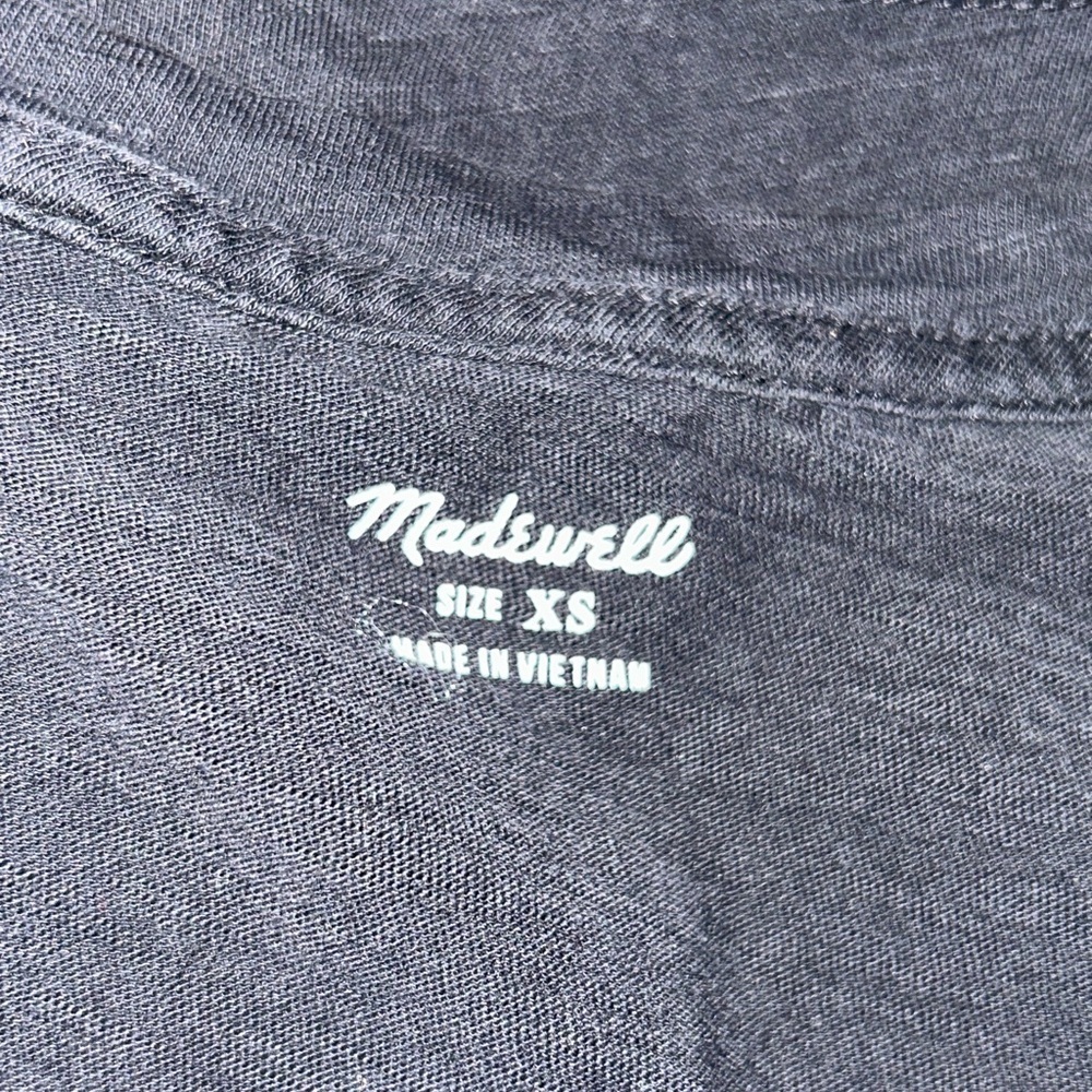 Madewell Whisper Cotton V-Neck Tank SIZE XS - Picture 5 of 7
